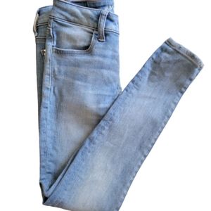 American Eagle jogging, mid rise  skinny  White wa